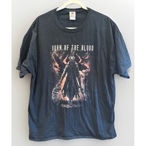 Bloodborne Video Game "Born of the Blood" XL Promo Tee Shirt , Black W/ Graphic